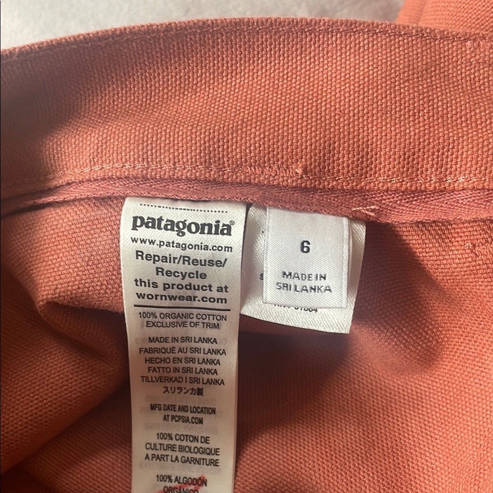 Patagonia Women's Straight-Leg Pants in Rust - Picture 3 of 6